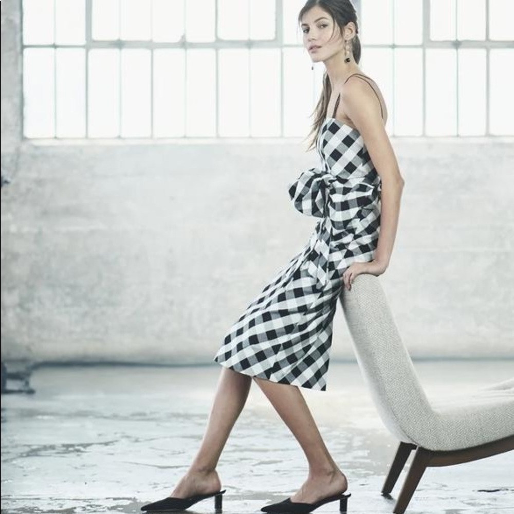 White House Black Market NWT Gingham sheath dress